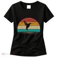 Retro Hummingbird Bird Watching Bird Hummingbird Lover Women's T-Shirt thumb 0