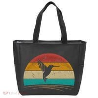 Retro Hummingbird Bird Watching Bird Hummingbird Lover Tote Bag thumb 0