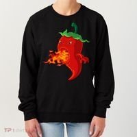 Red Hot Chilli Pepper With Flame Women's Sweatshirt thumb 0