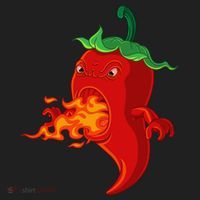 Red Hot Chilli Pepper With Flame Women's Sweatshirt thumb 2