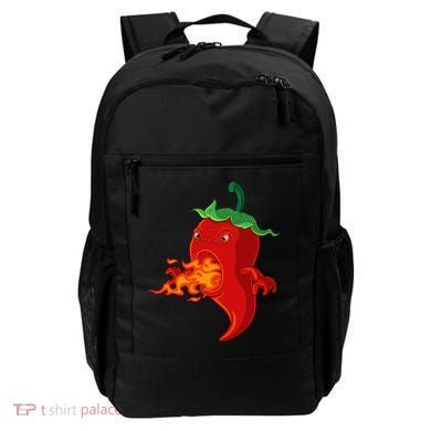 Red Hot Chilli Pepper With Flame Backpack