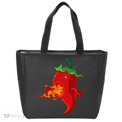 Red Hot Chilli Pepper With Flame Tote Bag