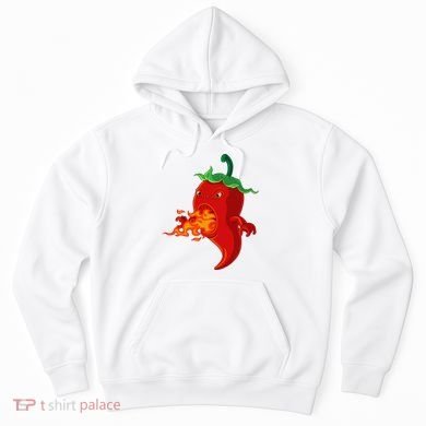 Red Hot Chilli Pepper With Flame Hoodie