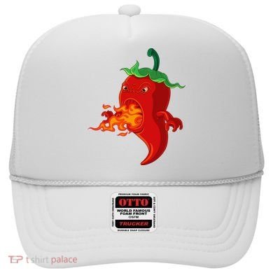 Red Hot Chilli Pepper With Flame Hat