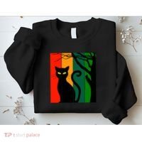 Retro Halloween Cat Sweatshirt thumb 2