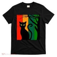 Retro Halloween Cat T-Shirt thumb 0
