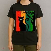 Retro Halloween Cat T-Shirt thumb 4
