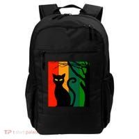 Retro Halloween Cat Backpack thumb 0