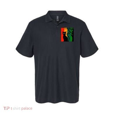 Retro Halloween Cat Polo