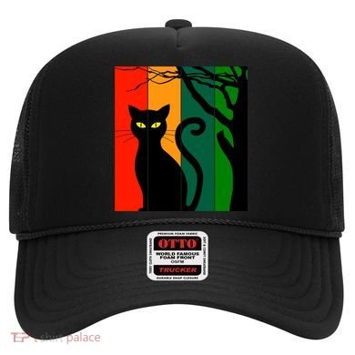 Retro Halloween Cat Hat