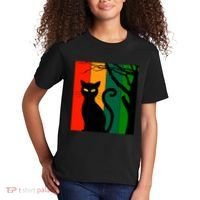 Retro Halloween Cat Kids T-Shirt thumb 2