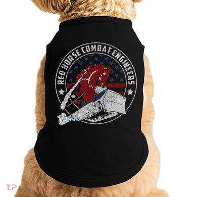Red Horse Combat Engineer Us Military Doggie Tank