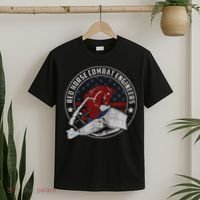 Red Horse Combat Engineer Us Military T-Shirt thumb 2