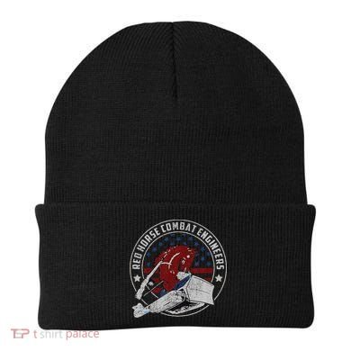 Red Horse Combat Engineer Us Military Beanie