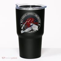 Red Horse Combat Engineer Us Military Tumbler thumb 0