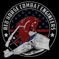 Red Horse Combat Engineer Us Military Ornament thumb 1