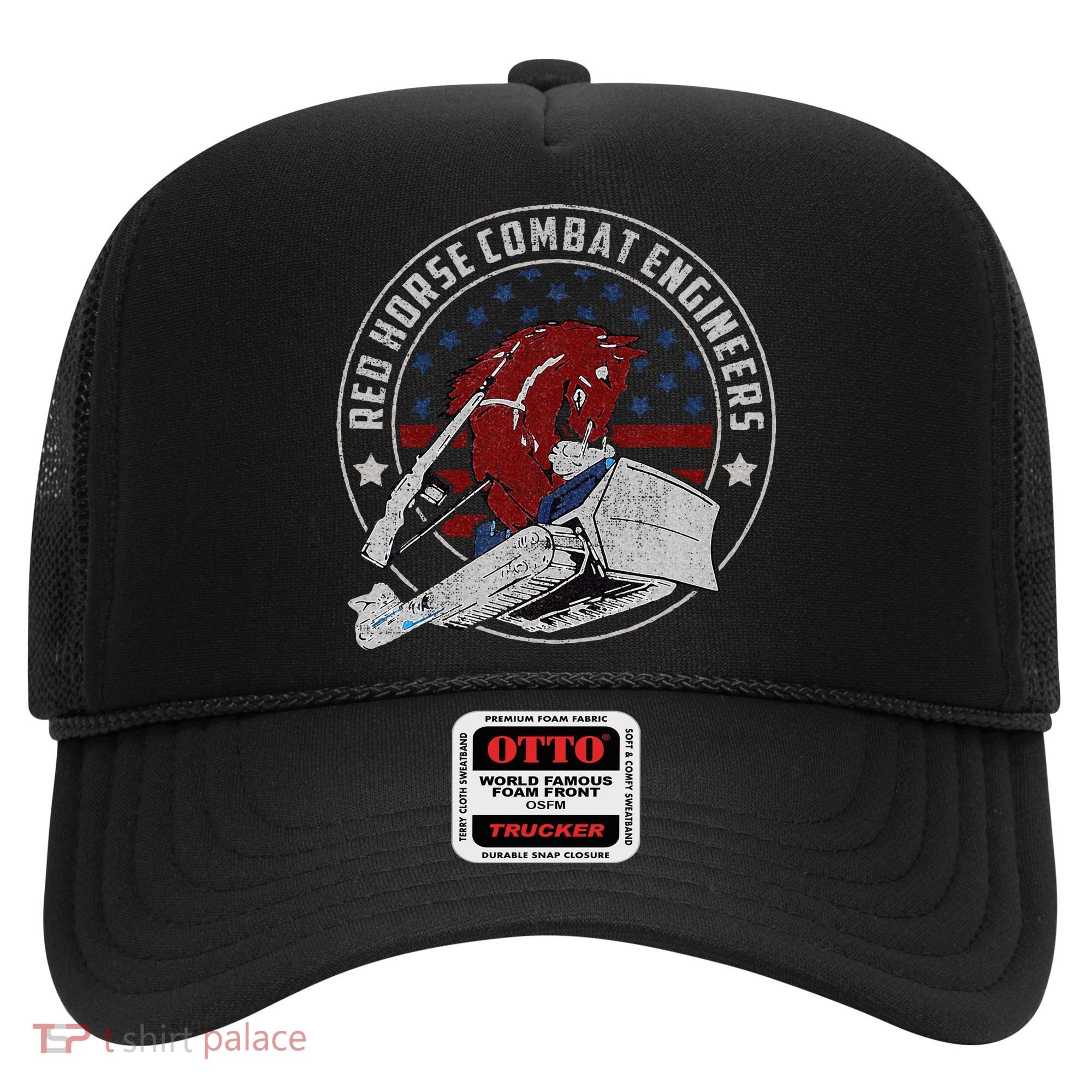 Red Horse Combat Engineer Us Military Hat