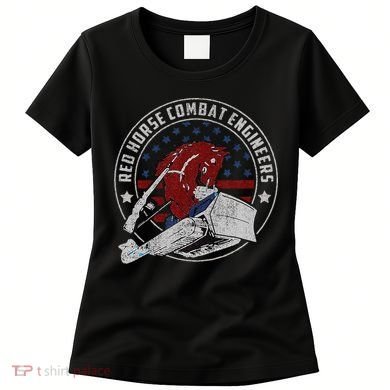 Red Horse Combat Engineer Us Military Women's T-Shirt