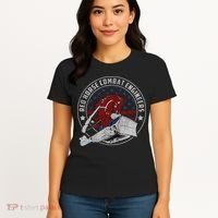 Red Horse Combat Engineer Us Military Women's T-Shirt thumb 4