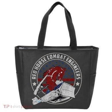Red Horse Combat Engineer Us Military Tote Bag