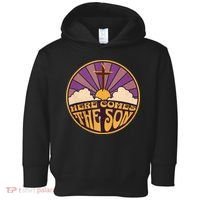 Retro Here Comes The Son Jesus People Revolution Christian Toddler Hoodie thumb 0