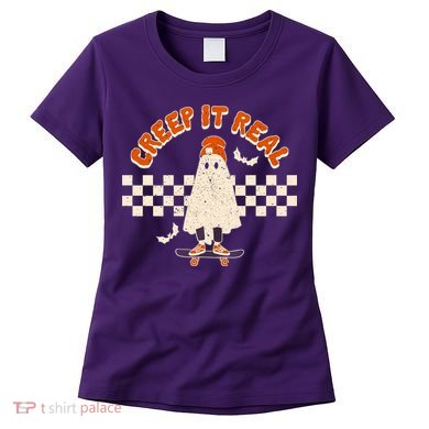 Retro Halloween Comfort Colors Shirt, Creep It Real Women's T-Shirt