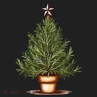 Rosemary Herb Christmas Tree Women's Sweatshirt thumb 2