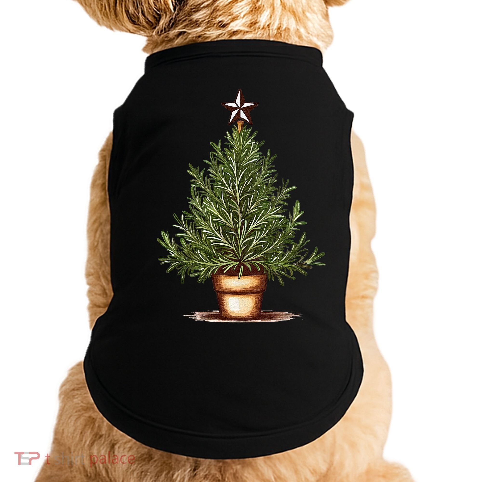 Rosemary Herb Christmas Tree Doggie Tank