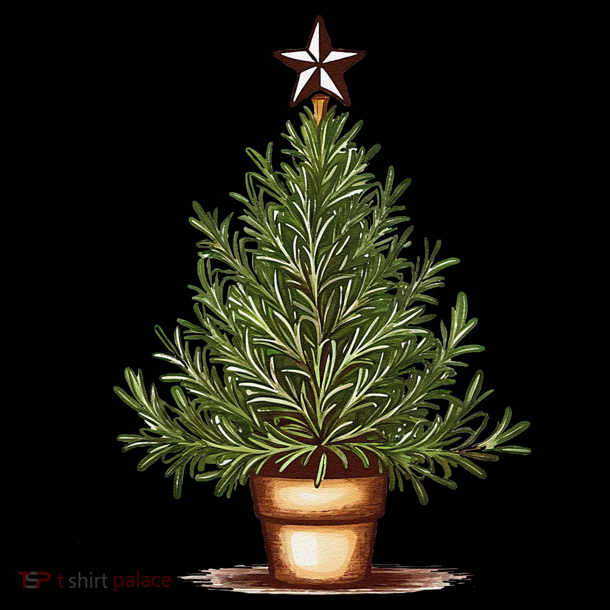 Rosemary Herb Christmas Tree Doggie Tank
