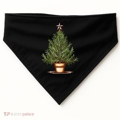 Rosemary Herb Christmas Tree USA-Made Doggie Bandana