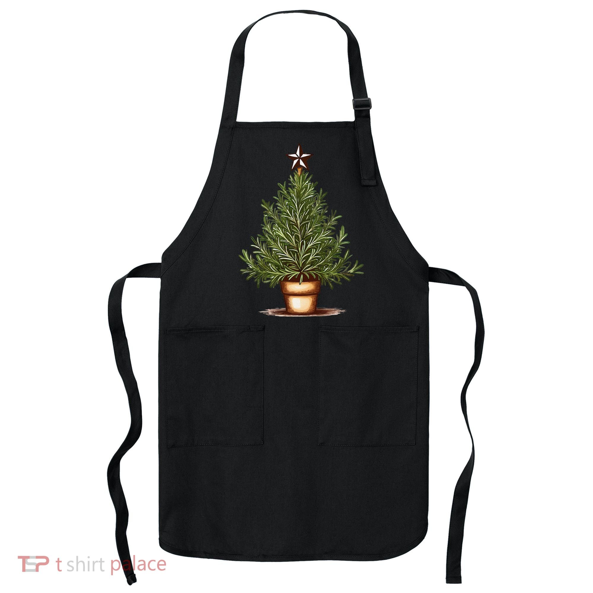 Rosemary Herb Christmas Tree Apron