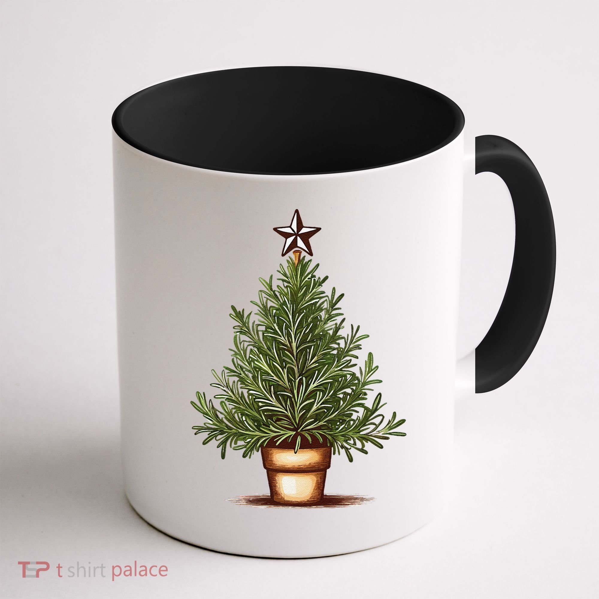 Rosemary Herb Christmas Tree Coffee Mug