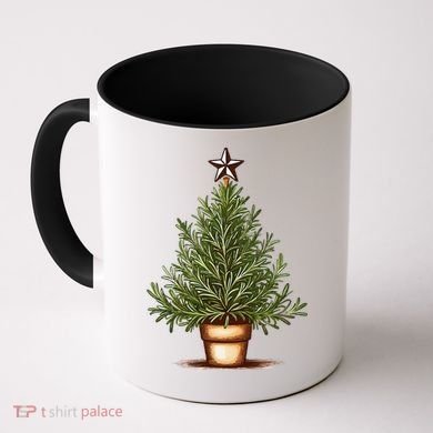 Rosemary Herb Christmas Tree Coffee Mug