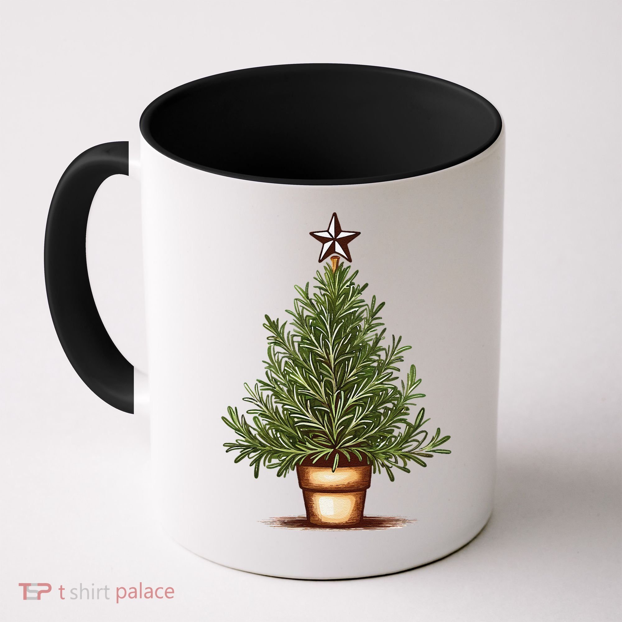 Rosemary Herb Christmas Tree Coffee Mug