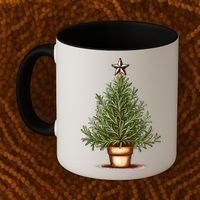 Rosemary Herb Christmas Tree Coffee Mug thumb 2