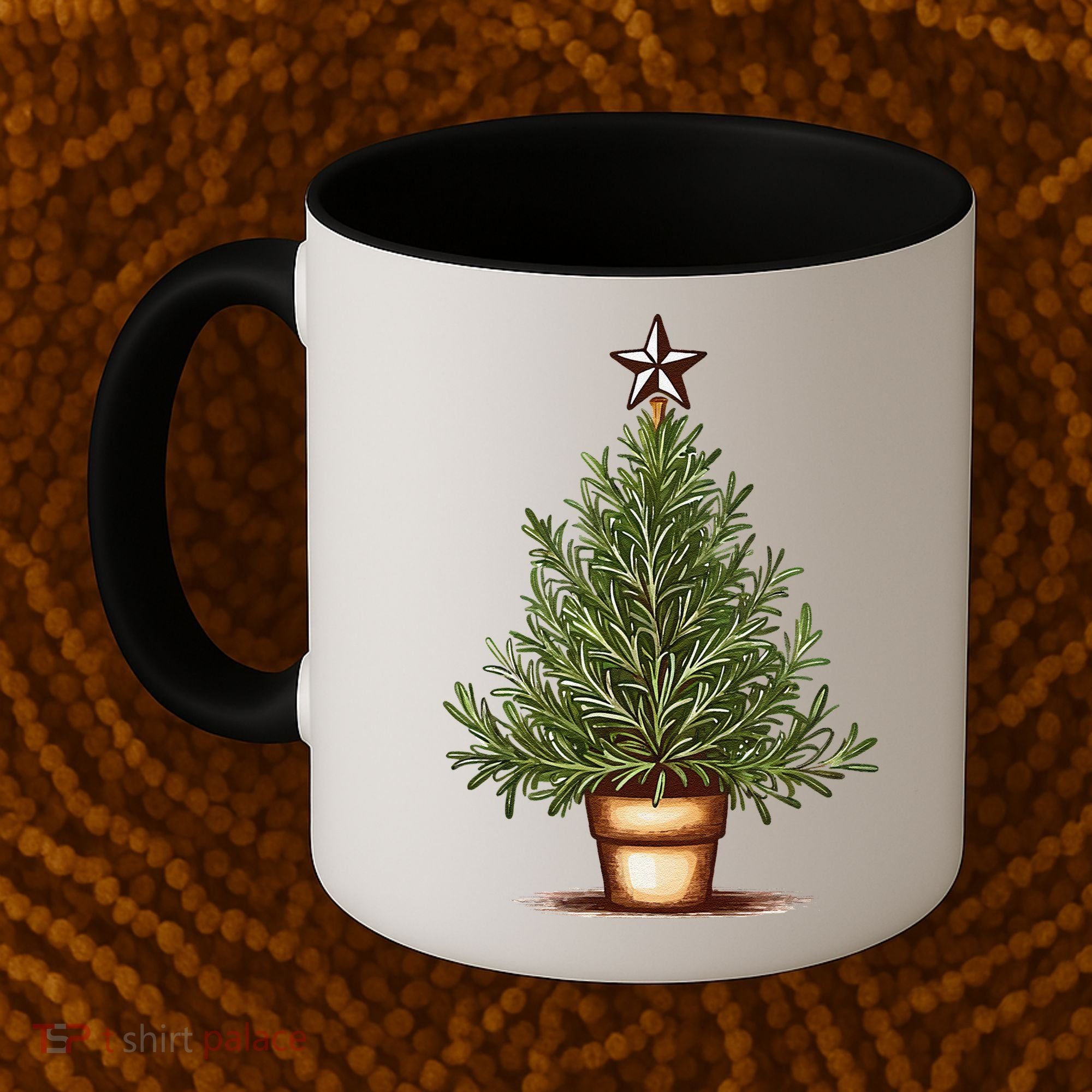 Rosemary Herb Christmas Tree Coffee Mug