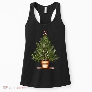 Rosemary Herb Christmas Tree Women's Tank Top