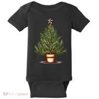 Rosemary Herb Christmas Tree Baby Bodysuit thumb 0