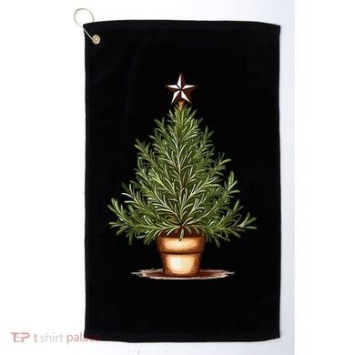 Rosemary Herb Christmas Tree Golf Towel