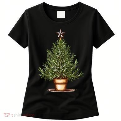 Rosemary Herb Christmas Tree Women's T-Shirt