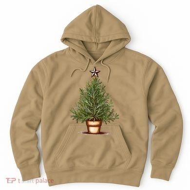 Rosemary Herb Christmas Tree Hoodie