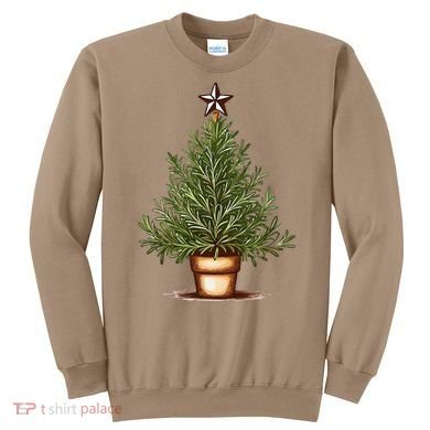 Rosemary Herb Christmas Tree Sweatshirt