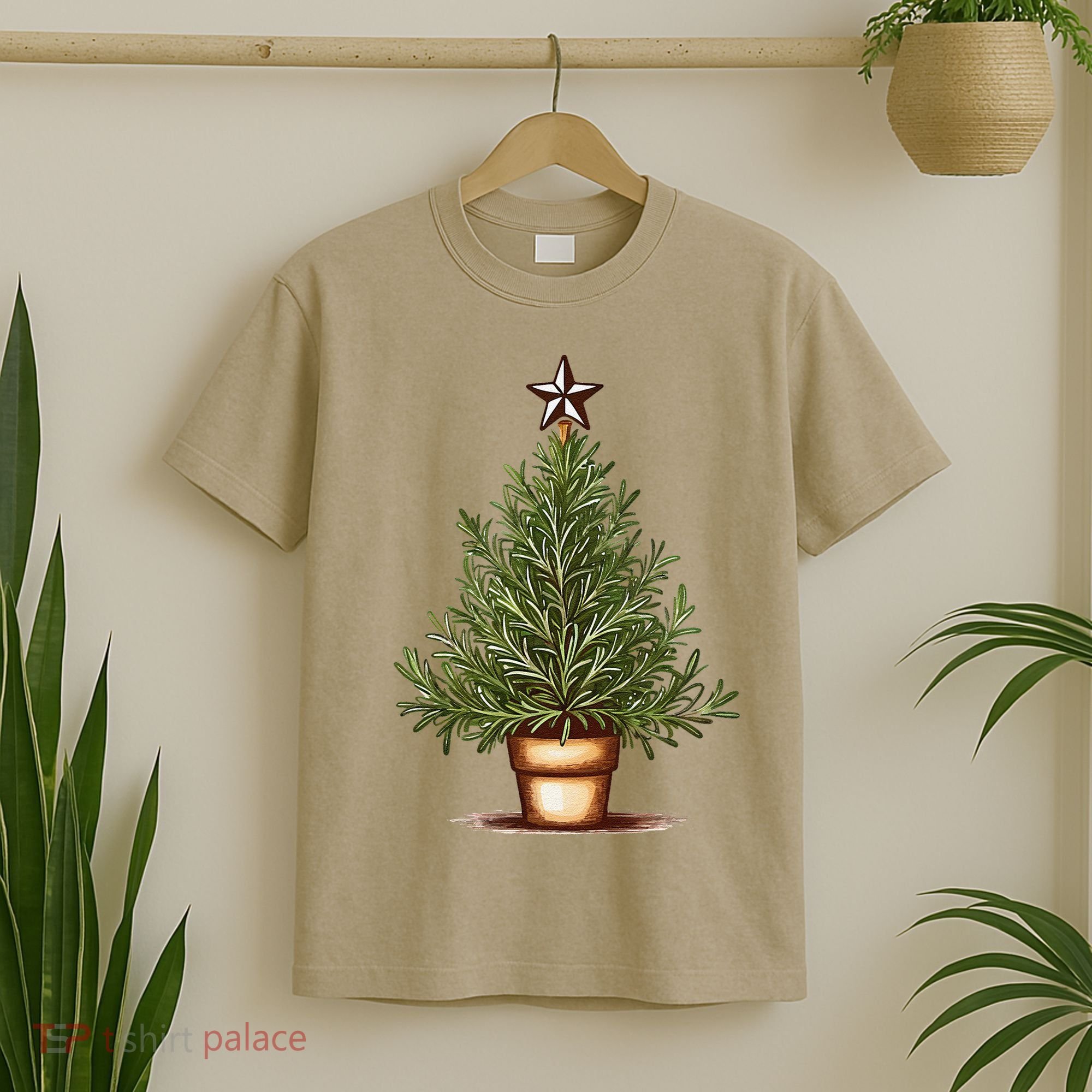 Rosemary Herb Christmas Tree T-Shirt