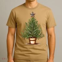 Rosemary Herb Christmas Tree T-Shirt thumb 3
