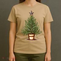 Rosemary Herb Christmas Tree T-Shirt thumb 4
