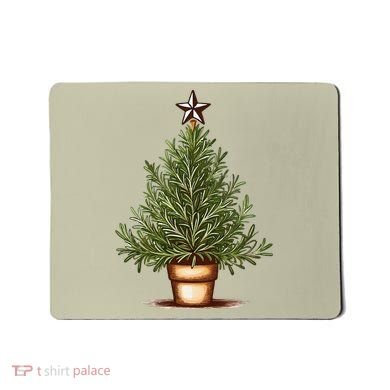 Rosemary Herb Christmas Tree Mousepad