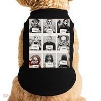 Retro Halloween Creepy Legends Killers Mugshots Horror Fan Doggie Tank thumb 0