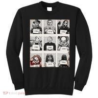Retro Halloween Creepy Legends Killers Mugshots Horror Fan Sweatshirt thumb 0