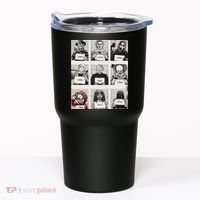 Retro Halloween Creepy Legends Killers Mugshots Horror Fan Tumbler thumb 0