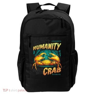 Reject Humanity Crab Horror Crab Horror Funny Meme Backpack
